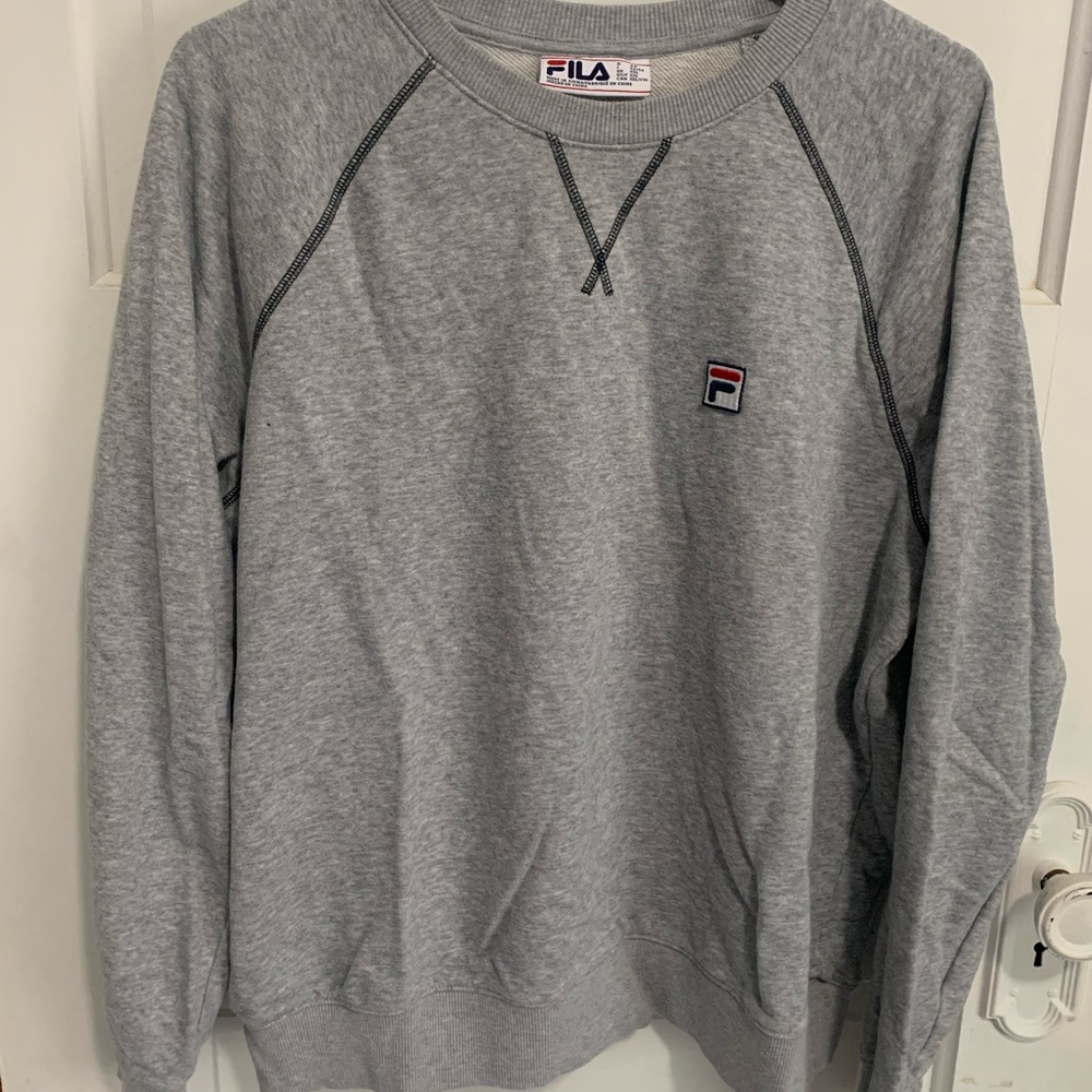 Fil a grey crew neck sweater